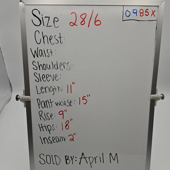 Dear John Womans size 28 American Classic Cuffed Denim Jean Shorts in Salmon NEW - Picture 8 of 8